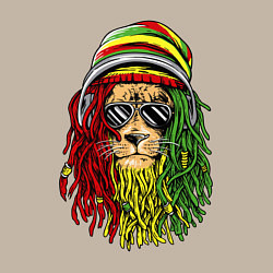 Свитшот хлопковый мужской Rasta lioN, цвет: миндальный — фото 2