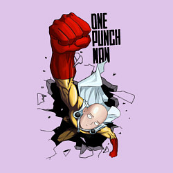 Свитшот хлопковый мужской Saitama One Punch, цвет: лаванда — фото 2