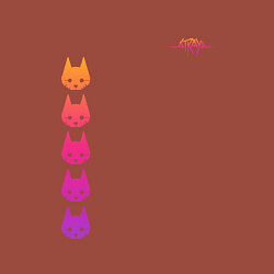 Свитшот хлопковый мужской Stray: Gradient, цвет: кирпичный — фото 2