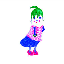 Свитшот хлопковый мужской Мадам Баклажан, цвет: белый — фото 2