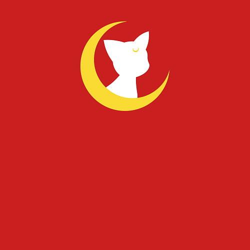 Мужской свитшот Артемис для Луны / Красный – фото 3