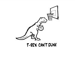 Свитшот хлопковый мужской T-REX CANT DUNK, цвет: белый — фото 2