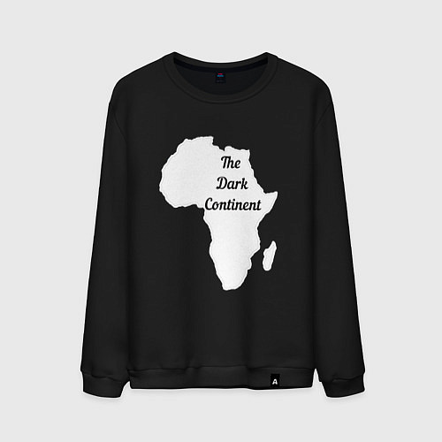 Мужской свитшот The Dark Continent Африка / Черный – фото 1