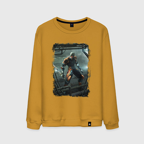 Мужской свитшот Райден / Горчичный – фото 1