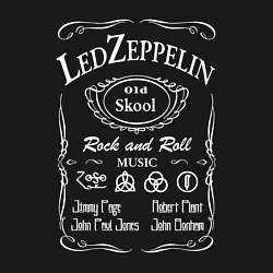 Свитшот хлопковый мужской Led Zeppelin, Лед Зеппелин, цвет: черный — фото 2