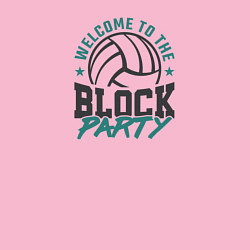 Свитшот хлопковый мужской Welcome to the block party, цвет: светло-розовый — фото 2