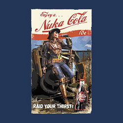Свитшот хлопковый мужской Nuka Cola - raid your first!, цвет: тёмно-синий — фото 2