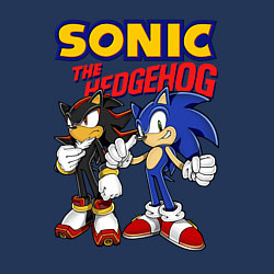 Свитшот хлопковый мужской ЕЖ СОНИК SONIC THE HEDGEHOG, цвет: тёмно-синий — фото 2