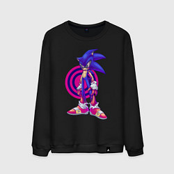 Свитшот хлопковый мужской Sonic Exe Video game Hedgehog, цвет: черный