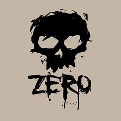 Свитшот хлопковый мужской Zero skull, цвет: миндальный — фото 2