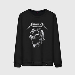 Свитшот хлопковый мужской Metallica Death Magnetic, цвет: черный