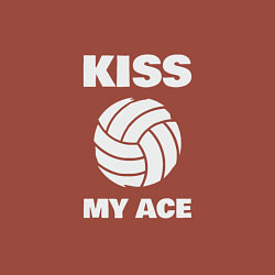 Свитшот хлопковый мужской Kiss - My Ace, цвет: кирпичный — фото 2