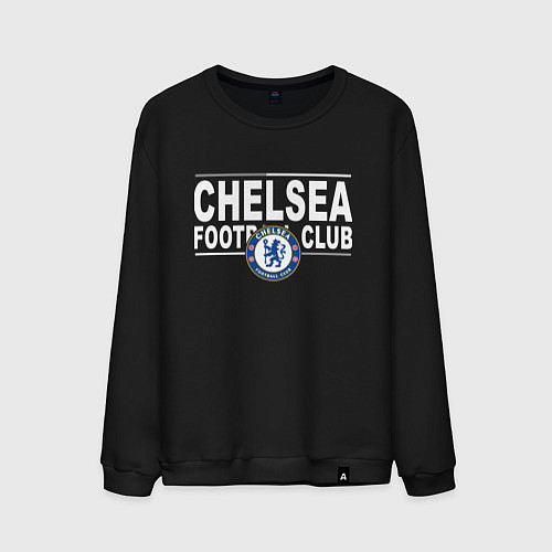 Мужской свитшот Chelsea Football Club Челси / Черный – фото 1