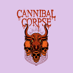 Свитшот хлопковый мужской Cannibal Corpse Skulls, цвет: лаванда — фото 2