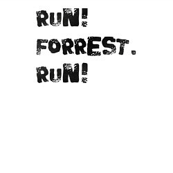 Свитшот хлопковый мужской Цитата из фильма Форест Гамп, цвет: белый — фото 2