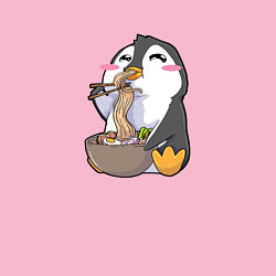 Свитшот хлопковый мужской Pinguin Ramen, цвет: светло-розовый — фото 2