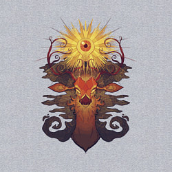 Свитшот хлопковый мужской Новое просветление, цвет: меланж — фото 2