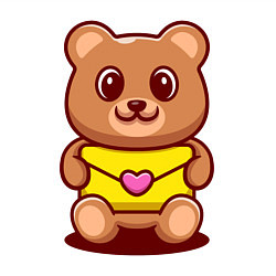 Свитшот хлопковый мужской Bear & Heart, цвет: белый — фото 2