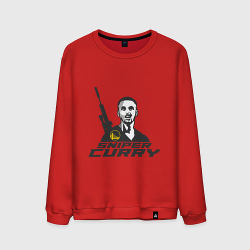 Мужской свитшот Sniper Curry / Красный – фото 1