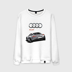 Свитшот хлопковый мужской Audi Prestige Concept, цвет: белый