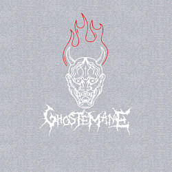 Свитшот хлопковый мужской GhosteMane trash, цвет: меланж — фото 2