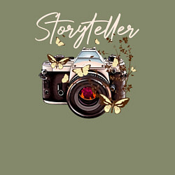 Свитшот хлопковый мужской Storyteller, цвет: авокадо — фото 2