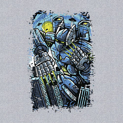 Свитшот хлопковый мужской Destroyer Cyborg, цвет: меланж — фото 2