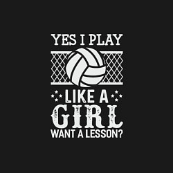 Свитшот хлопковый мужской Play Like A Girl, цвет: черный — фото 2