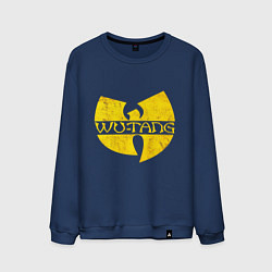 Свитшот хлопковый мужской Wu tang logo, цвет: тёмно-синий