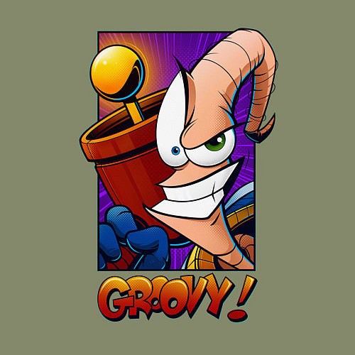 Мужской свитшот Jim Groovy! / Авокадо – фото 3