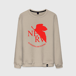 Мужской свитшот Nerv в Neon Genesis Evangelion