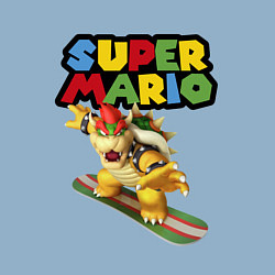 Свитшот хлопковый мужской Bowser Super Mario Nintendo, цвет: мягкое небо — фото 2