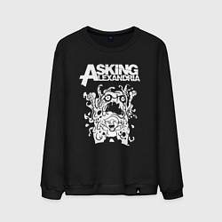 Мужской свитшот Asking alexandria монстер