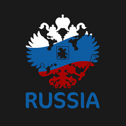 Свитшот хлопковый мужской Russia, цвет: черный — фото 2