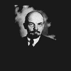 Свитшот хлопковый мужской Владимир Ленин, цвет: черный — фото 2