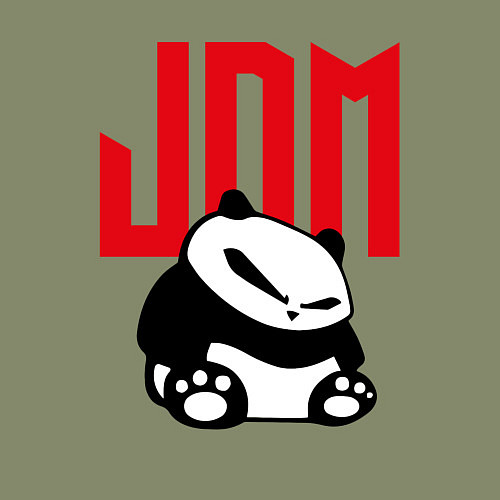 Мужской свитшот JDM Panda Japan Симпатяга / Авокадо – фото 3