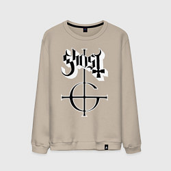 Мужской свитшот Ghost logo