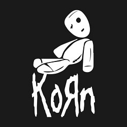 Свитшот хлопковый мужской Korn КоРн, цвет: черный — фото 2