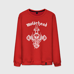 Свитшот хлопковый мужской Motorhead lemmy, цвет: красный