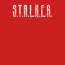 Свитшот хлопковый мужской S T A L K E R - Logo, цвет: красный — фото 2