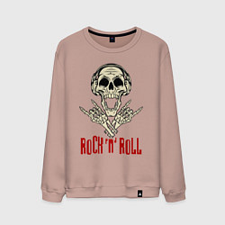 Мужской свитшот Rock n Roll Skull