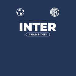 Свитшот хлопковый мужской Inter Форма Чемпионов, цвет: тёмно-синий — фото 2