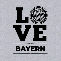 Свитшот хлопковый мужской Bayern Love Классика, цвет: меланж — фото 2