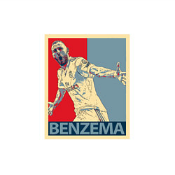 Свитшот хлопковый мужской Madrid - Benzema, цвет: белый — фото 2