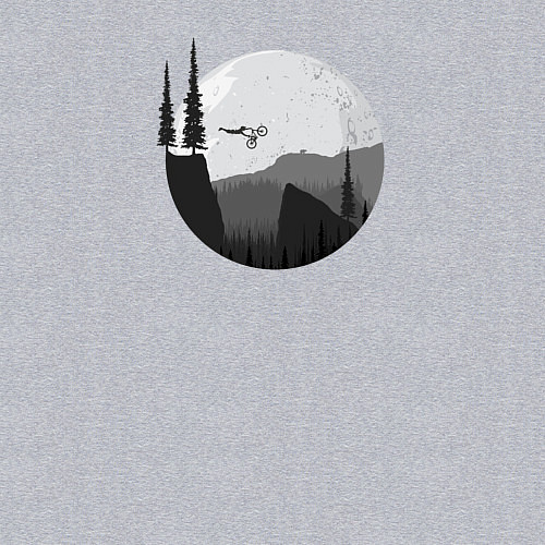 Мужской свитшот Давай через овраг / Меланж – фото 3