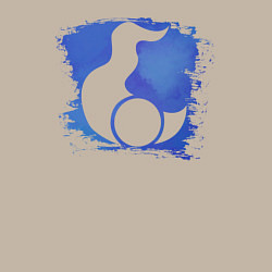 Свитшот хлопковый мужской Знак Тзинча пятно, цвет: миндальный — фото 2