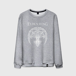 Свитшот хлопковый мужской ДРЕВО ELDEN RING, цвет: меланж