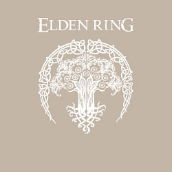 Свитшот хлопковый мужской ДРЕВО ELDEN RING, цвет: миндальный — фото 2