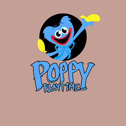 Свитшот хлопковый мужской POPPY PLAYTIME HAGGY WAGGY ХАГГИ ВАГГИ СЧАСТЛИВЫЙ, цвет: пыльно-розовый — фото 2