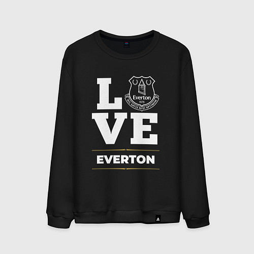 Мужской свитшот Everton Love Classic / Черный – фото 1